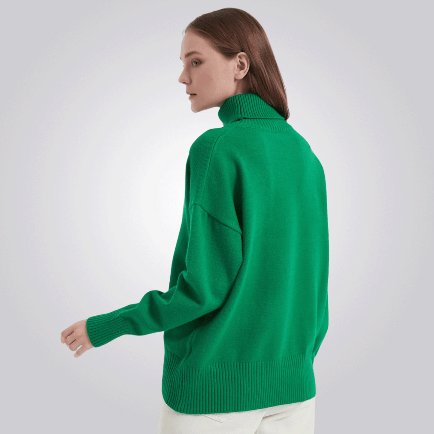 CAMISETA CORDILHEIRA GOLA ALTA FEMININA VERDE