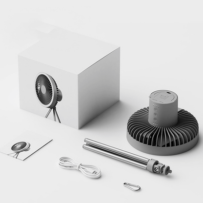 VENTILADOR PORTÁTIL CORDILHEIRA RECARREGÁVEL 10000mAh