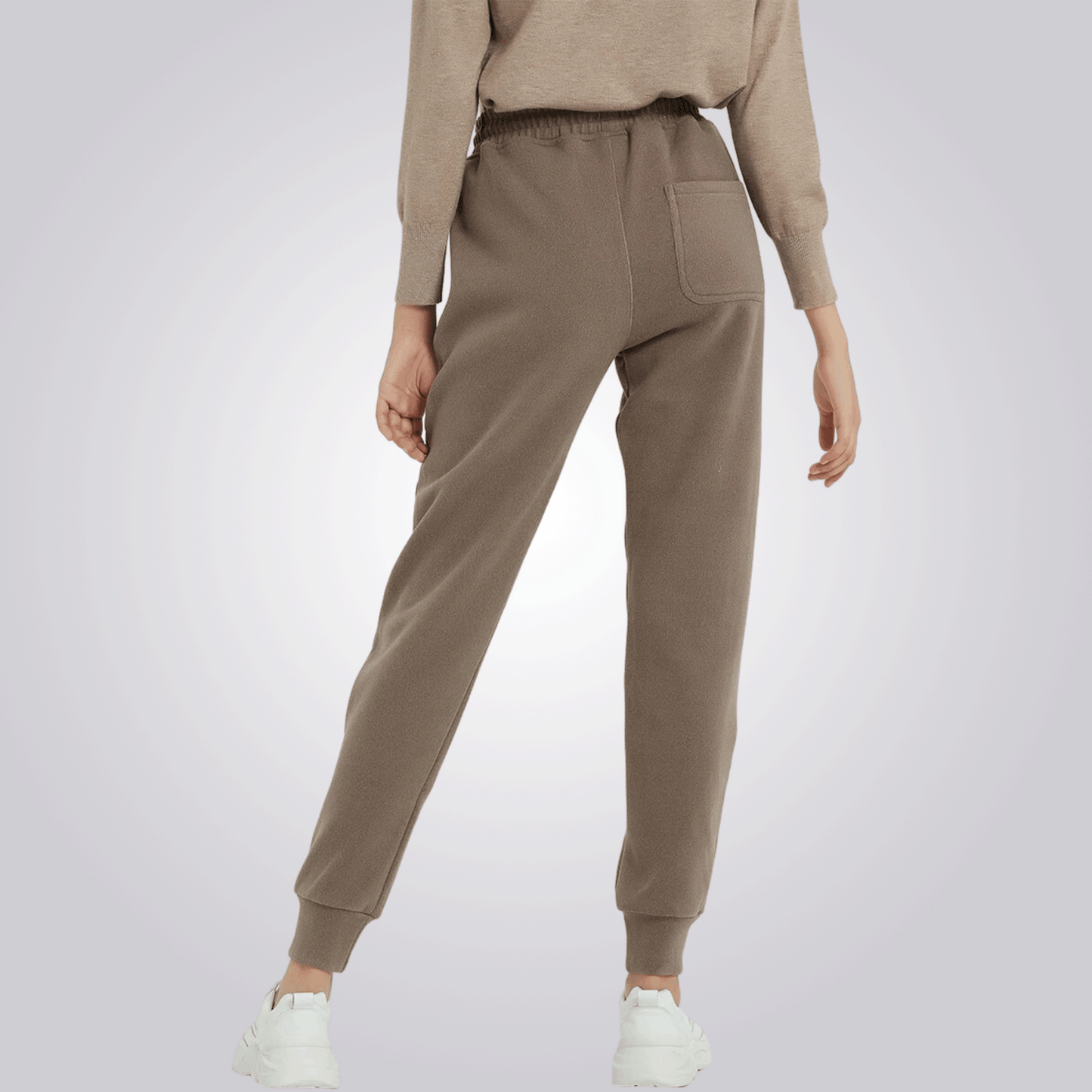 CALÇA DE MOLETOM CORDILHEIRA  MARROM FEMININA