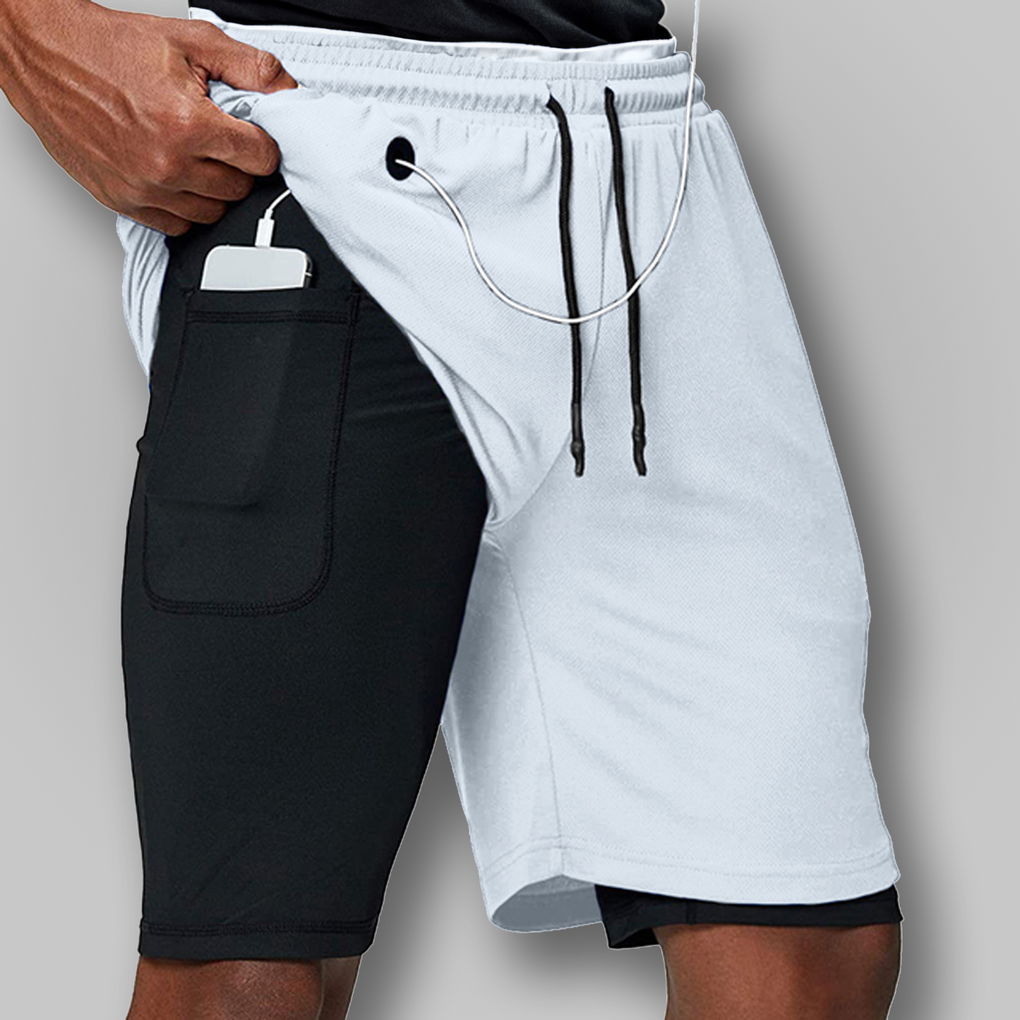 SHORTS CORDILHEIRA 2 EM 1 AERODRY PERFORMANCE