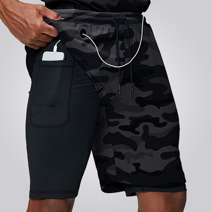 SHORTS CORDILHEIRA 2 EM 1 AERODRY PERFORMANCE