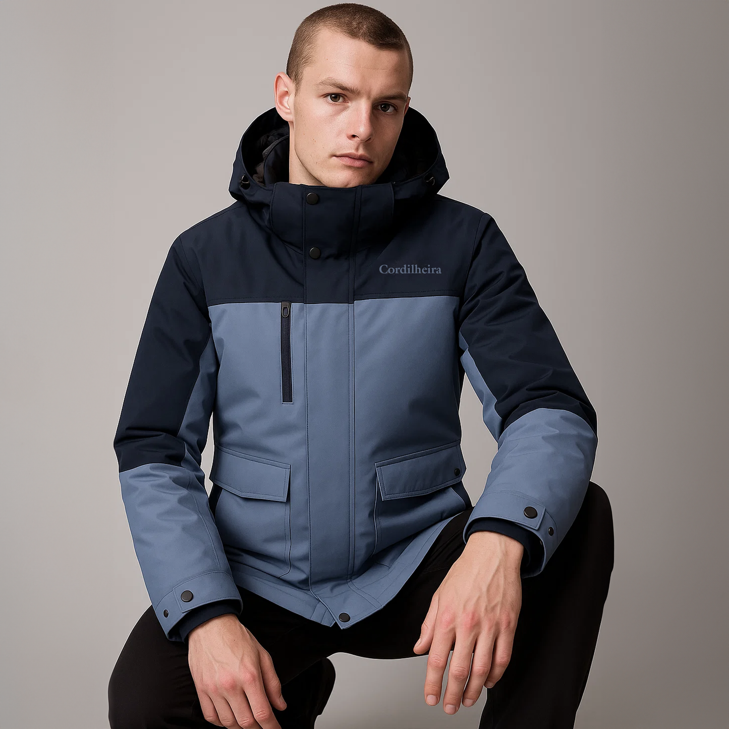 JAQUETA PUFFER 3 EM 1 CORDILHEIRA HYBRID MASCULINA