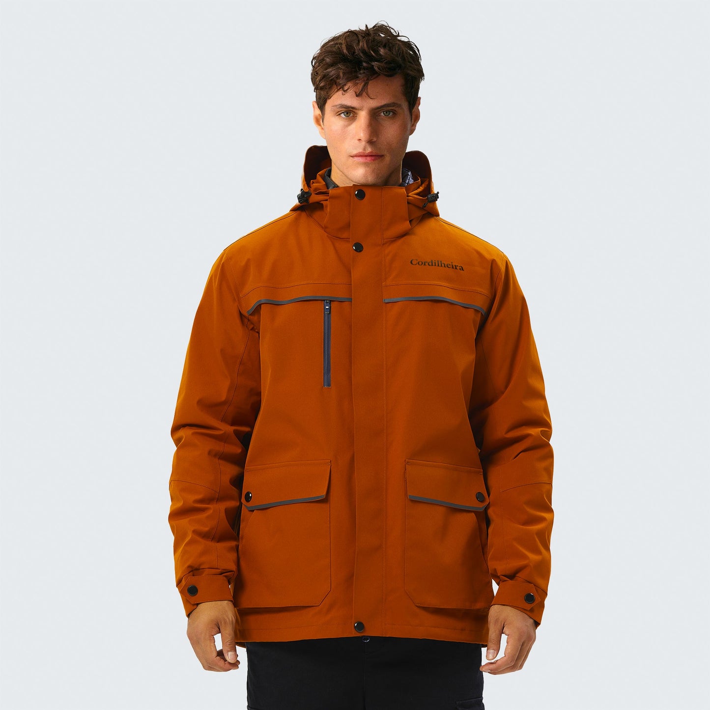 JAQUETA PUFFER 3 EM 1 CORDILHEIRA HYBRID MASCULINA