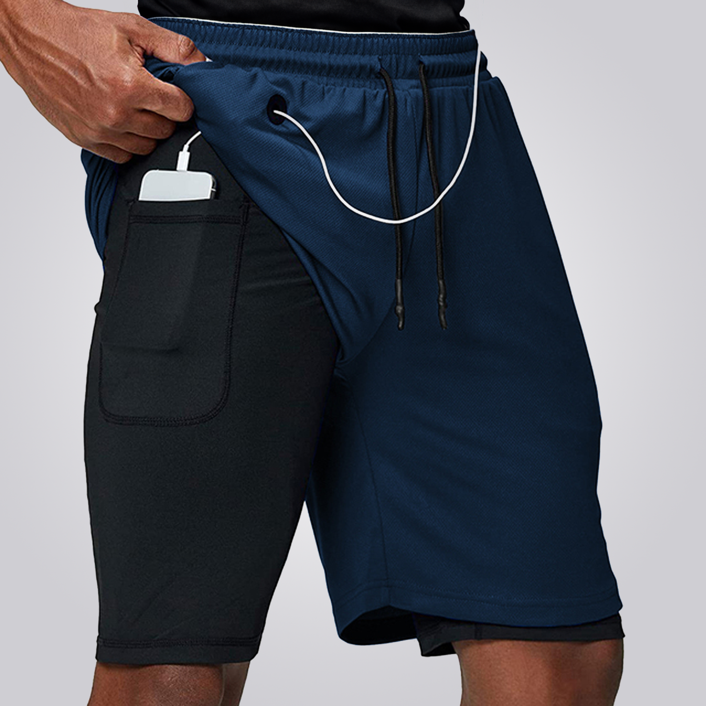 SHORTS CORDILHEIRA 2 EM 1 AERODRY PERFORMANCE