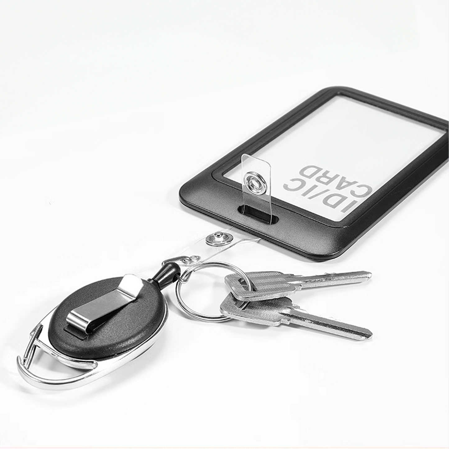 PORTA PASS DE SKI CORDILHEIRA C/ CLIP RETRÁTIL