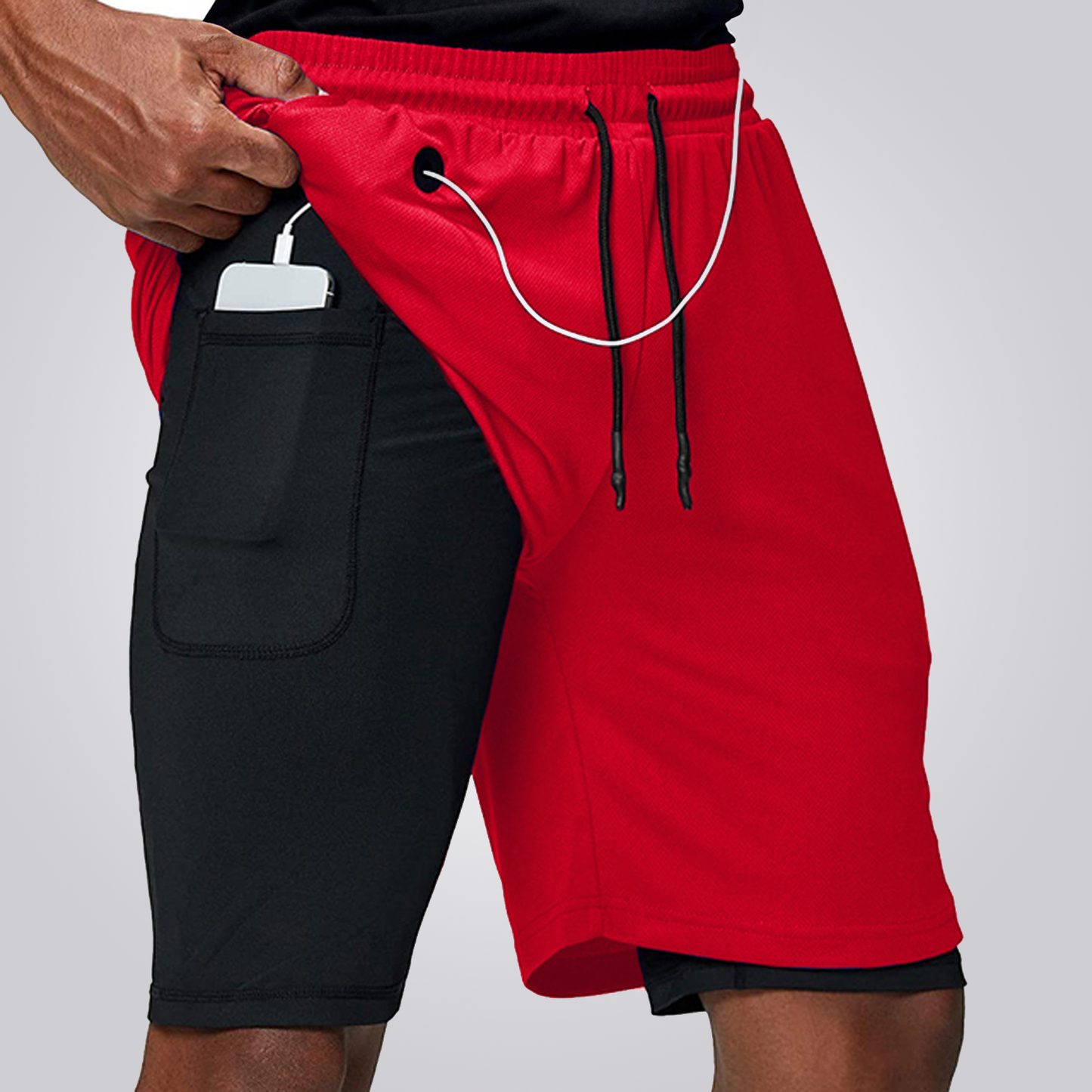 SHORTS CORDILHEIRA 2 EM 1 AERODRY PERFORMANCE