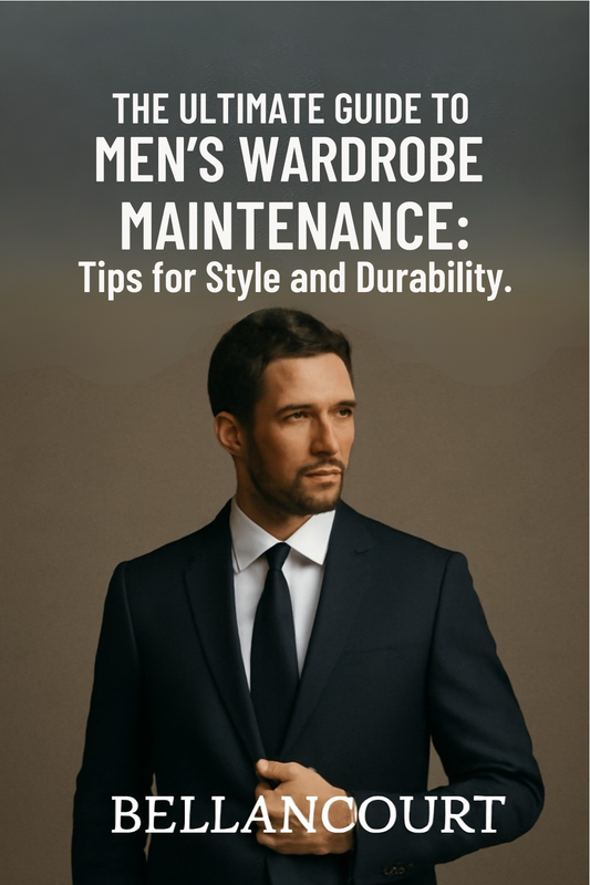 The Ultimate Guide to Men's Wardrobe Maintenance: Tips for Style and Durability - Bellancourt